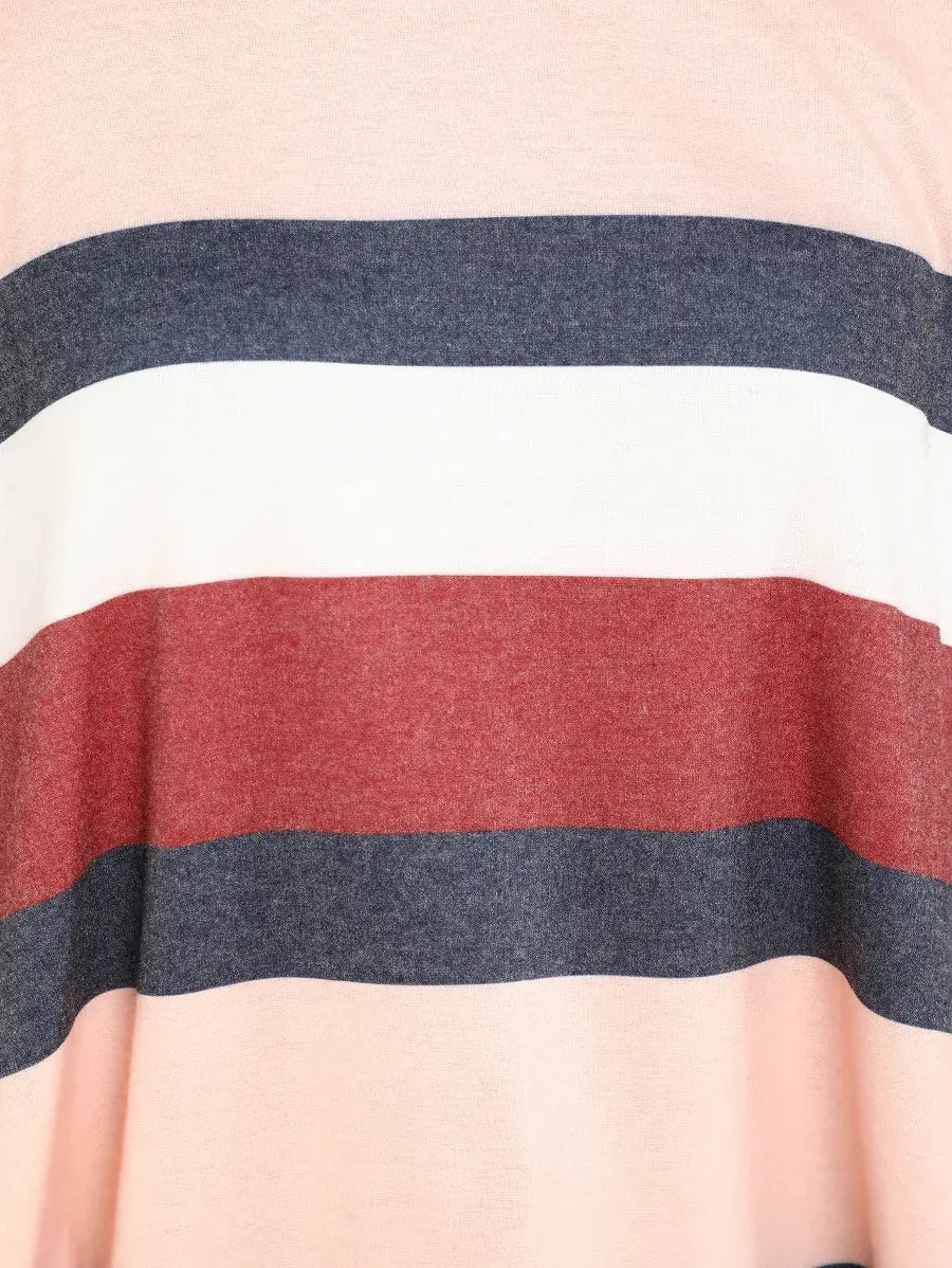 Strum Together Red Stripes Top Periwinkley Shop