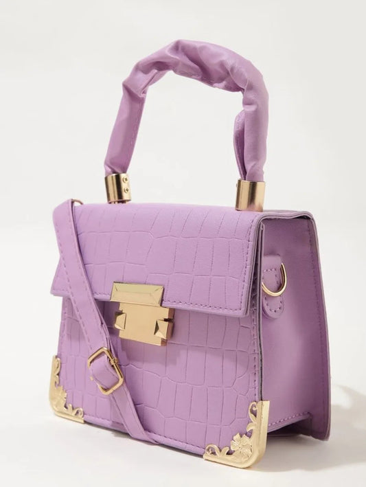 Carry Yourself With Care Purple Sling Bag Periwinkley Shop