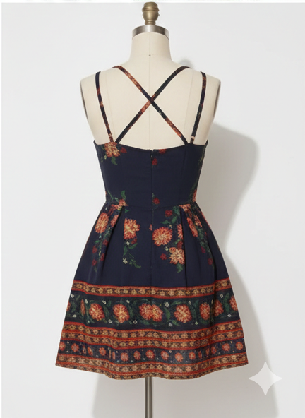 Floral Print Cami Sundress