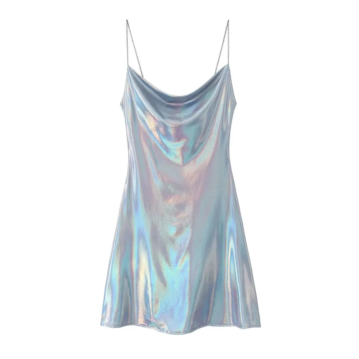 Urfi Summer Metal Party Wear Dress Blue Periwinkley Shop