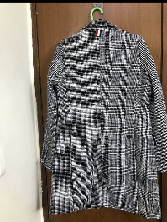 Black and white checkered blazer Periwinkley Shop