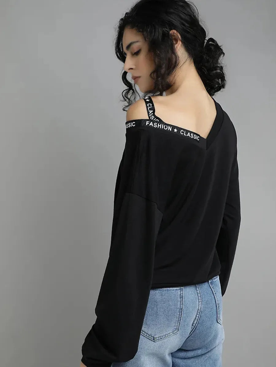 Imma Classic Black Sweatshirt Periwinkley Shop