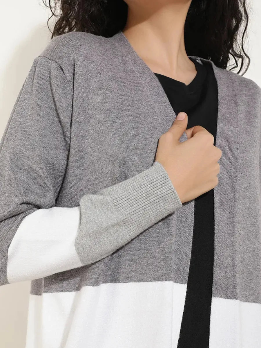 Open Endings Grey Cardigan Periwinkley Shop