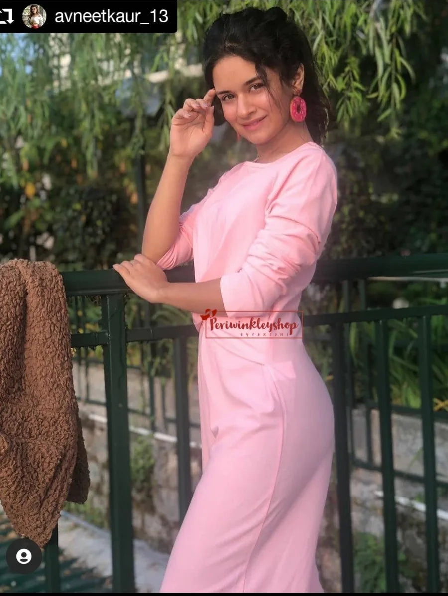 Cross wrap front wide leg jumpsuit Periwinkley Shop