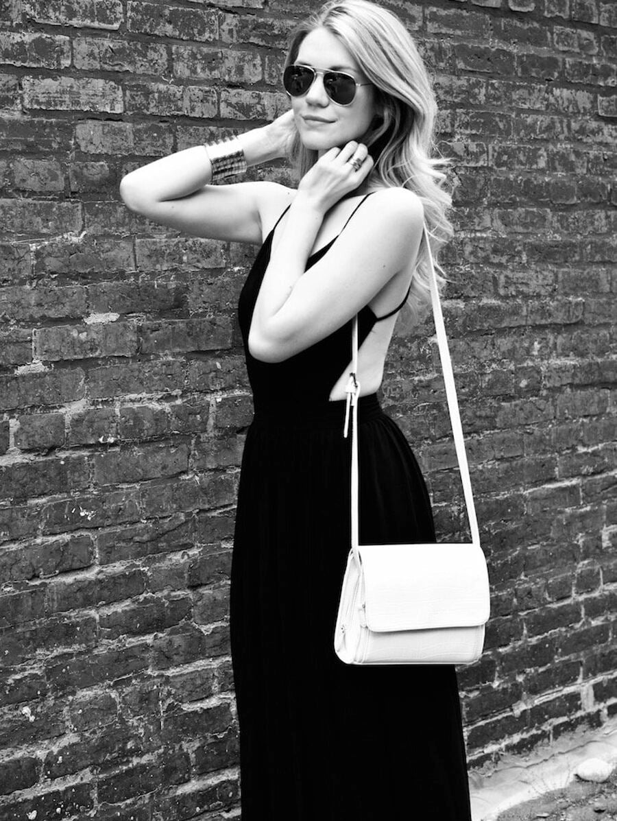 V-neck Cami Straps Backless Maxi Dress Periwinkley Shop