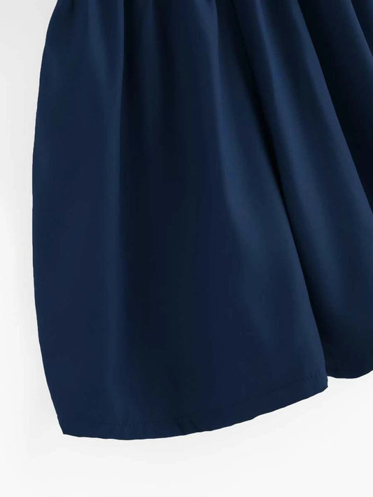 Criss Cross Strap Detail Elastic Waist Satin Romper Periwinkley Shop