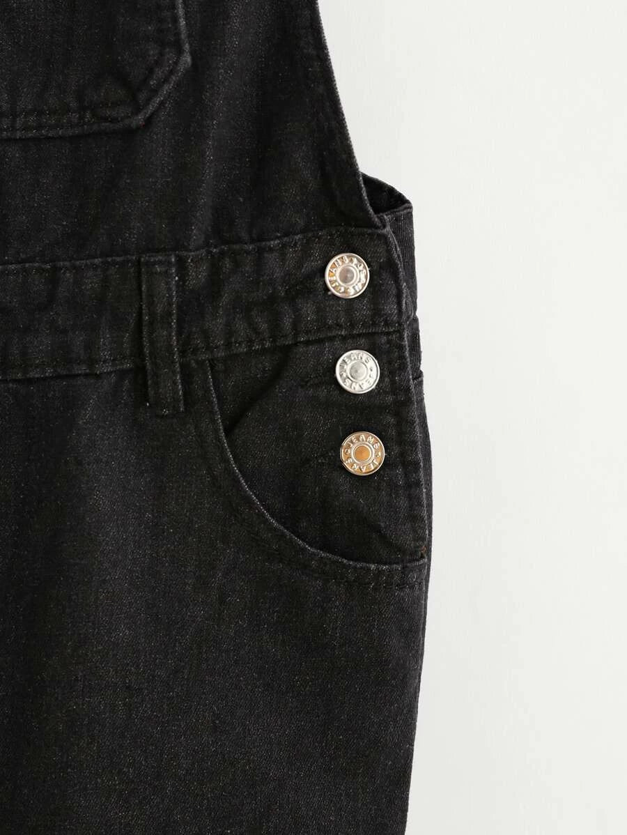 Distressed Denim Overalls Periwinkley Shop