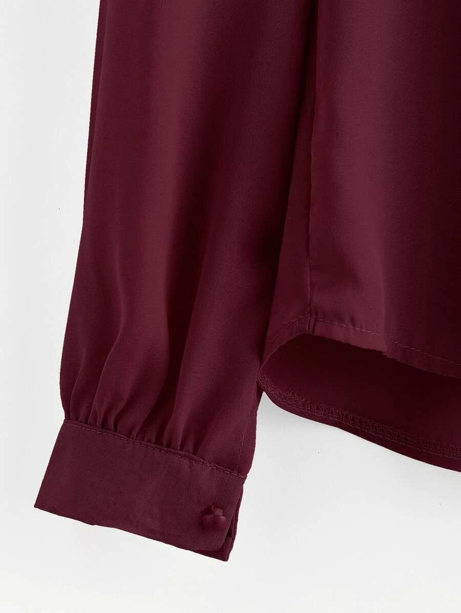 Pearl Beading Pleated Detail Top Periwinkley Shop