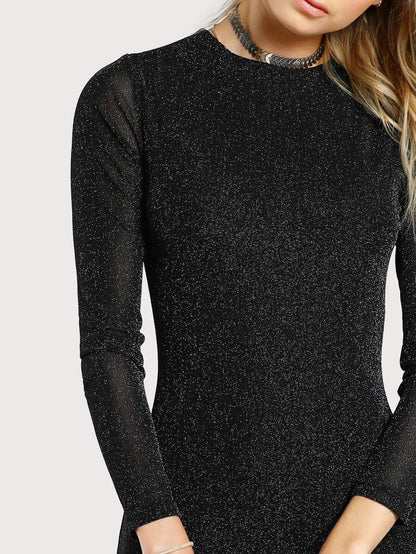 Glitter Bodycon Dress Periwinkley Shop