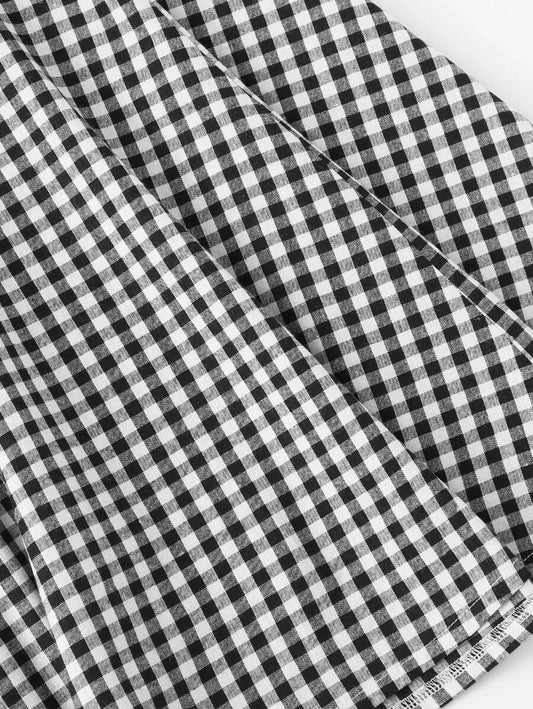 Cut Out Back Gingham Cami Dress Periwinkley Shop