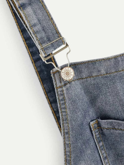 Frayed Hem Denim Shorts Periwinkley Shop