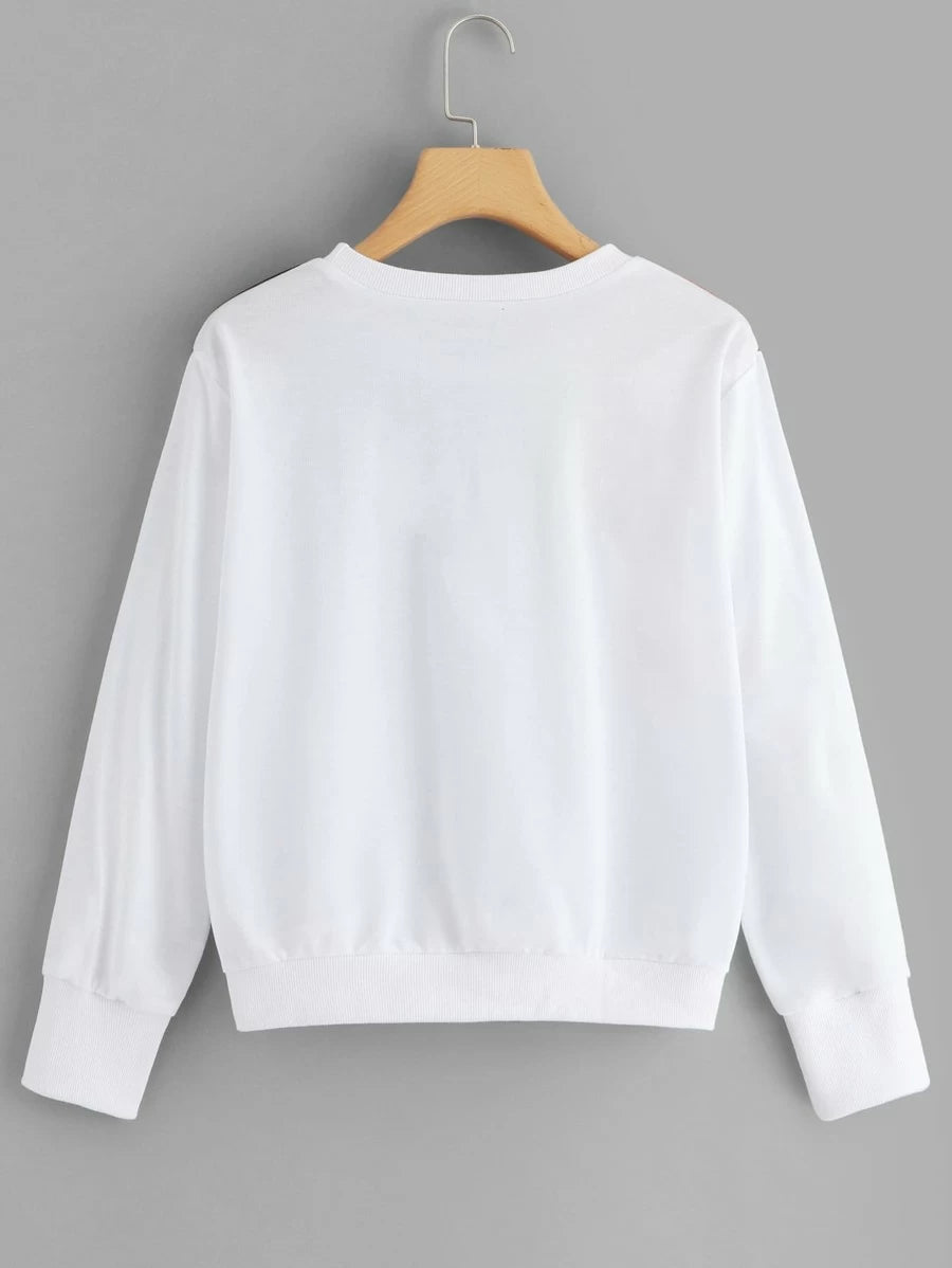 Tie Dye Round Neck Sweatshirt Periwinkley Shop