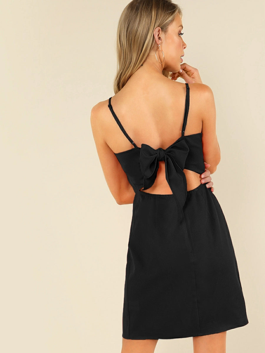 Bow Tie Back Cami Dress Periwinkley Shop