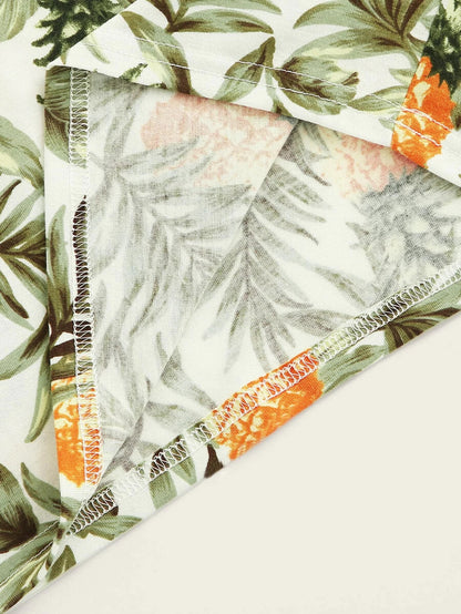 Pineapple Print Cami Dress Periwinkley Shop