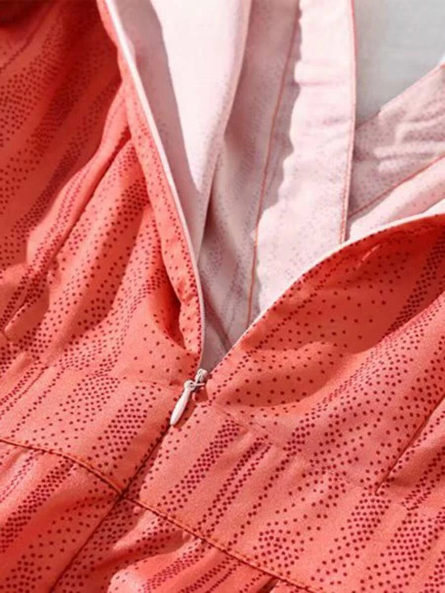 Polka Dot Flounce Sleeve Romper Periwinkley Shop