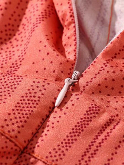 Polka Dot Flounce Sleeve Romper Periwinkley Shop