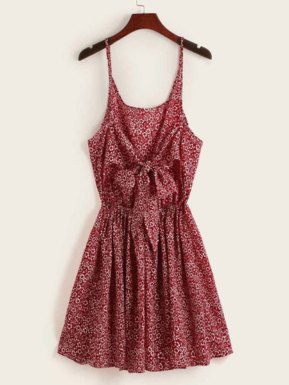 Tie Back Ditsy Floral Cami Sundress Periwinkley Shop