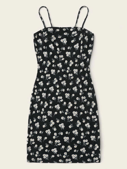 Floral Print Slip Dress Periwinkley Shop
