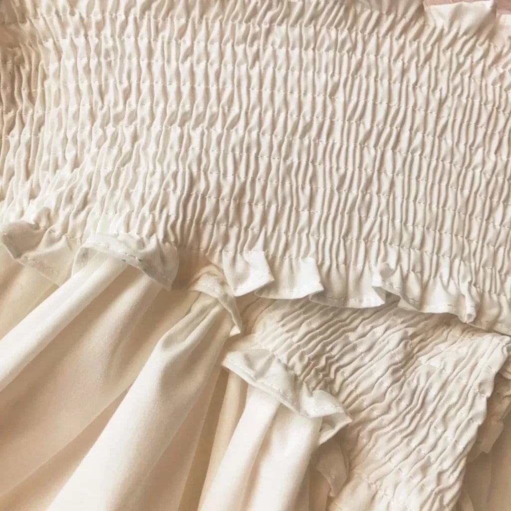 Women Short Ruffles Chiffon Dress Periwinkley Shop