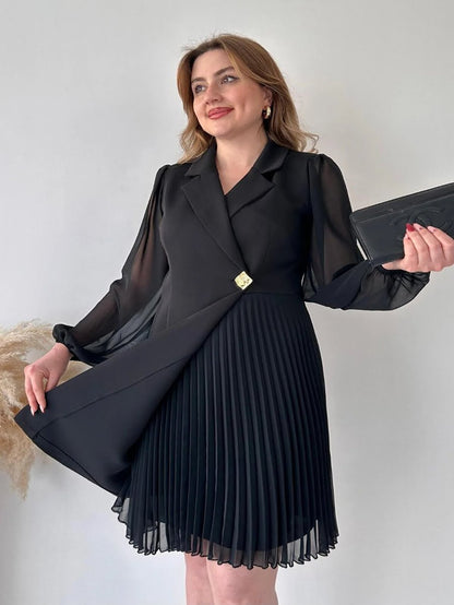 Natalie Trending Party Wear Dress- Black Periwinkley Shop