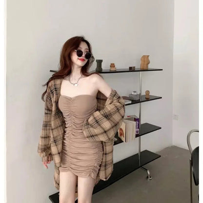 Korean Style Sexy Strappy Dress Periwinkley Shop