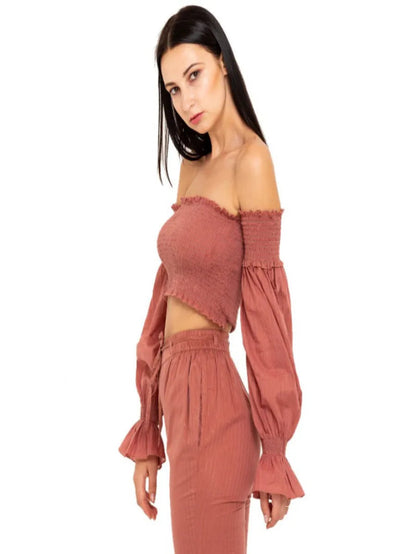 Smocked Top + Trouser Set! Periwinkley Shop