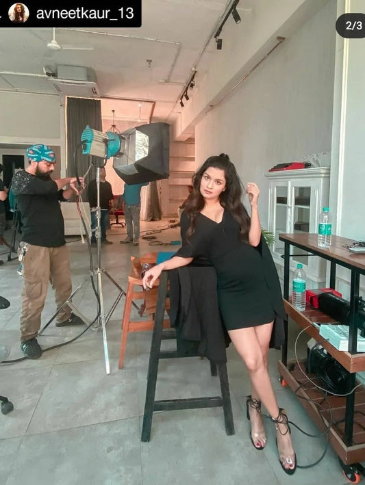 Surplice Front Shawl Collar Cape Dress Periwinkley Shop