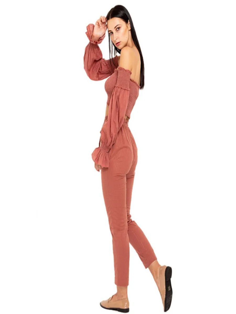 Smocked Top + Trouser Set! Periwinkley Shop