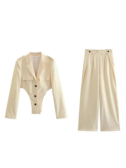 Suhana Khan Hot Casual Set- Beige Periwinkley Shop