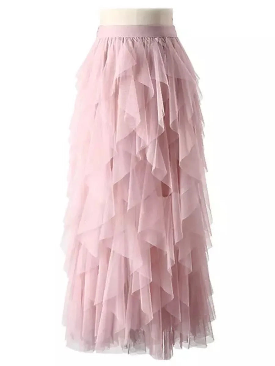 Tulle Skirt Women Long Maxi Skirt Periwinkley Shop