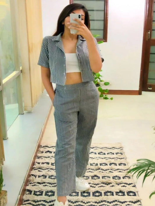 Set of two check outfit Periwinkley Shop