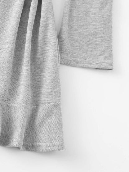 Off Shoulder Self Tie Waist Dress Periwinkley Shop