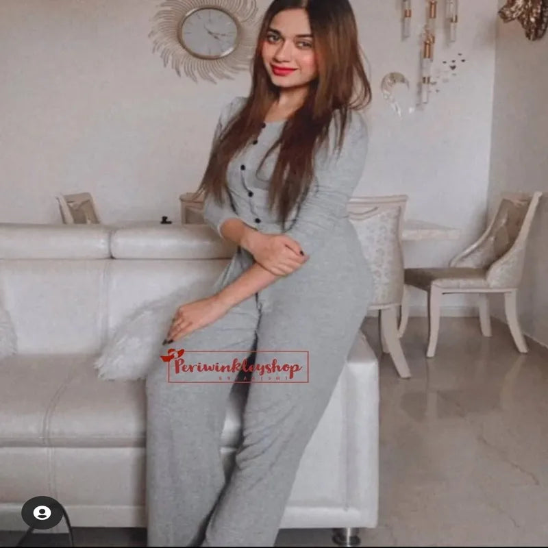 Short top and high waist pants set Periwinkley Shop