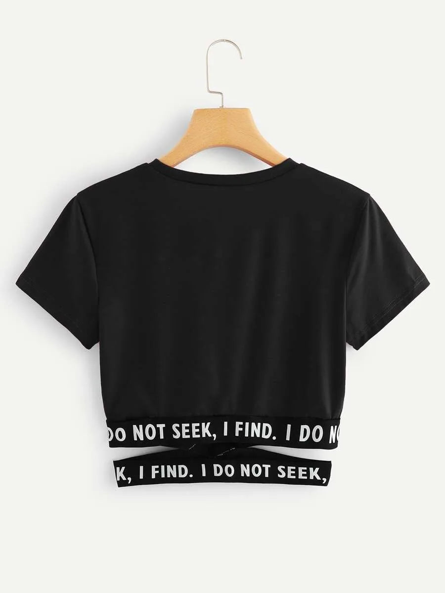 I Do Not Seek Graphic Tee Periwinkley Shop