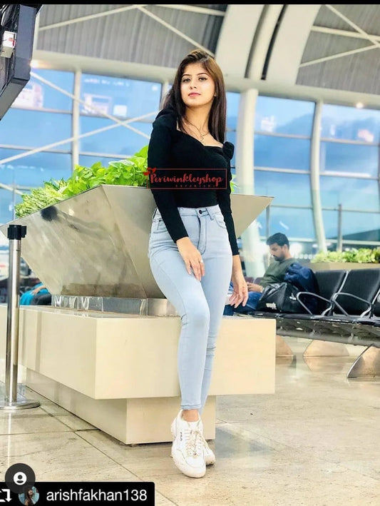 Sweetheart asymmetrical wrap top Periwinkley Shop