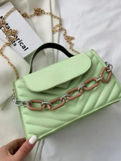 Always On Time Green Sling Bag Periwinkley Shop