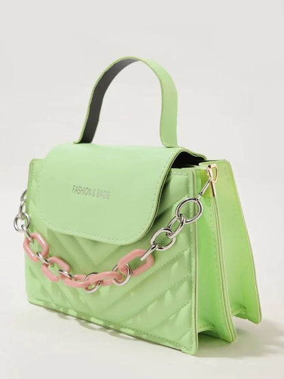 Always On Time Green Sling Bag Periwinkley Shop