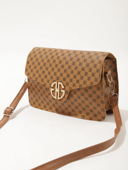 Take Me Away Brown Sling Bag Periwinkley Shop