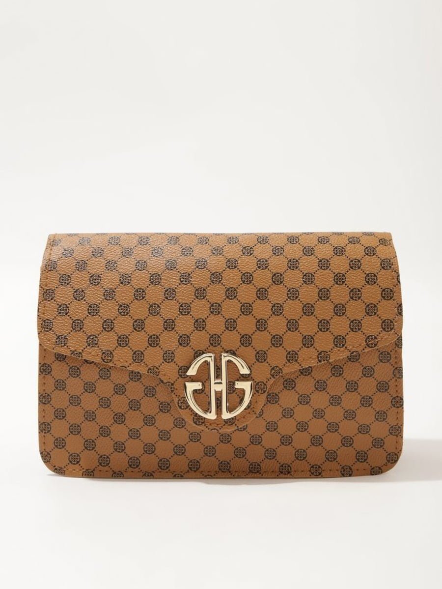 Take Me Away Brown Sling Bag Periwinkley Shop