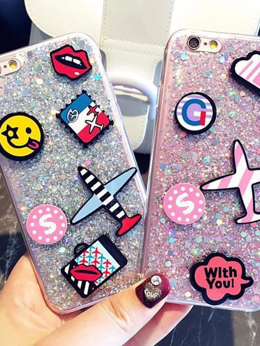 Rhinestone phone case Periwinkley Shop