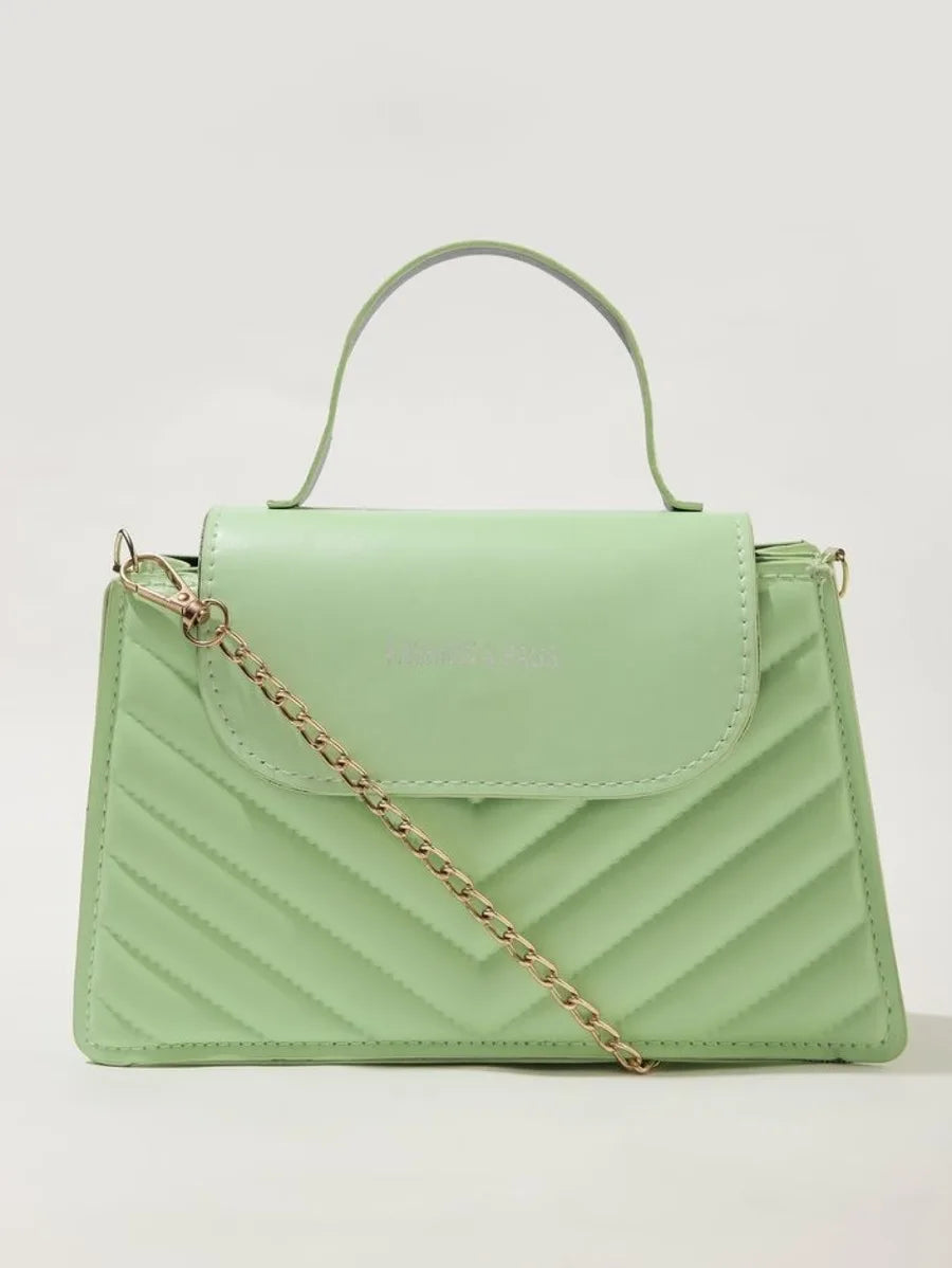 Always On Time Green Sling Bag Periwinkley Shop