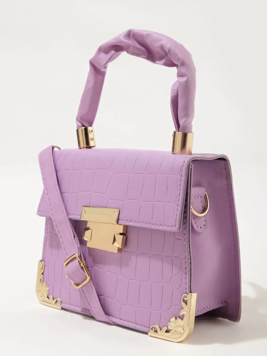 Carry Yourself With Care Purple Sling Bag Periwinkley Shop