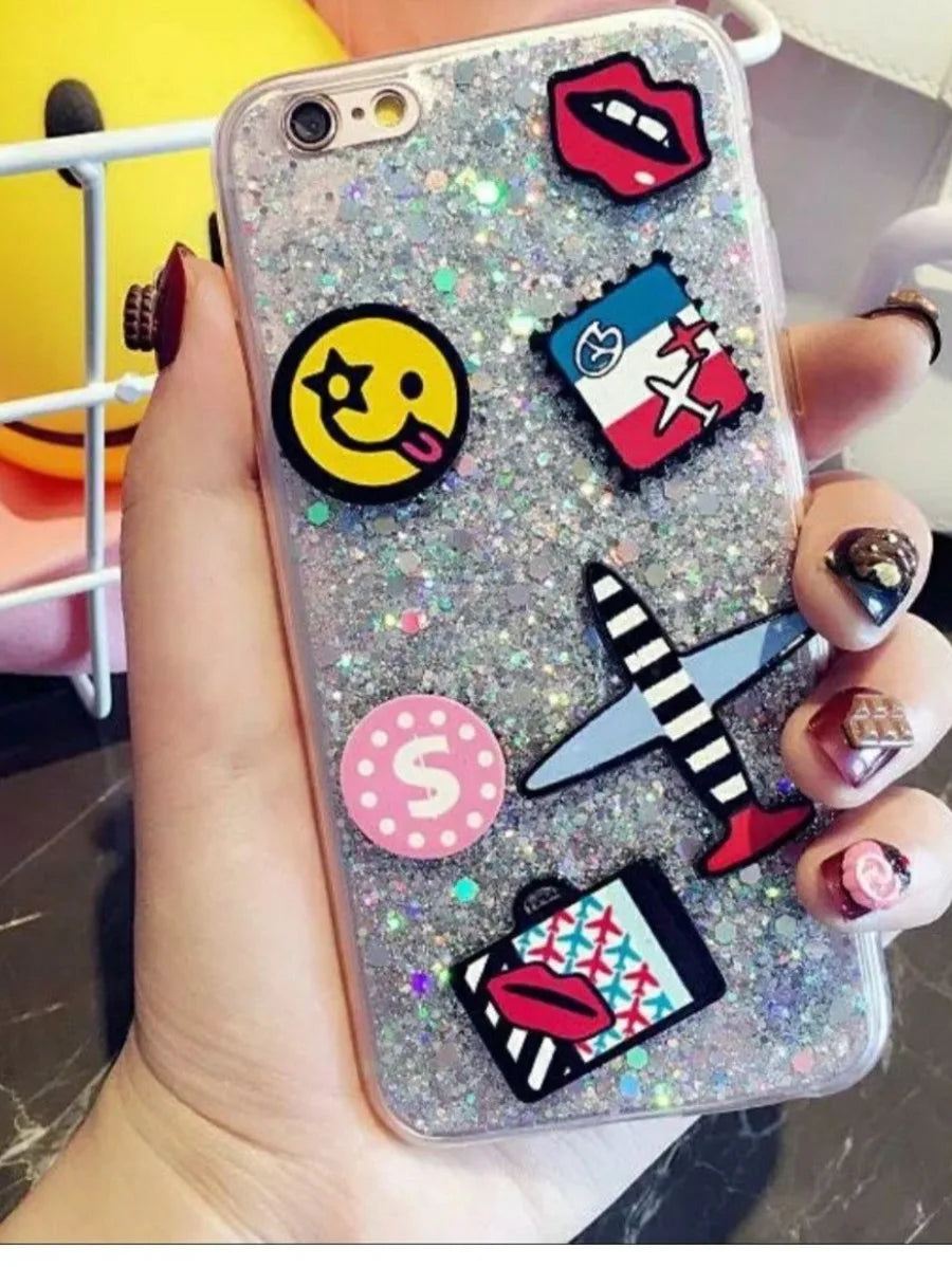 Rhinestone phone case Periwinkley Shop