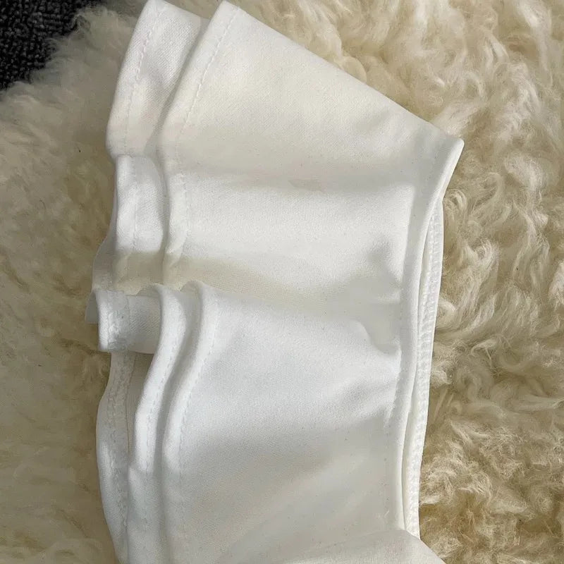 Vestidos Neploe One Shoulder Dress- White Periwinkley Shop