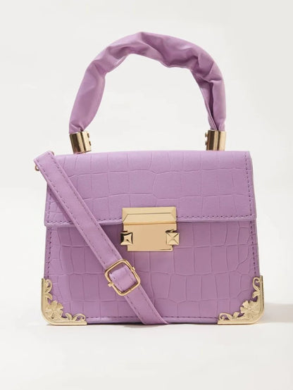 Carry Yourself With Care Purple Sling Bag Periwinkley Shop