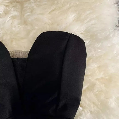 Vestidos Neploe One Shoulder Dress-Black Periwinkley Shop