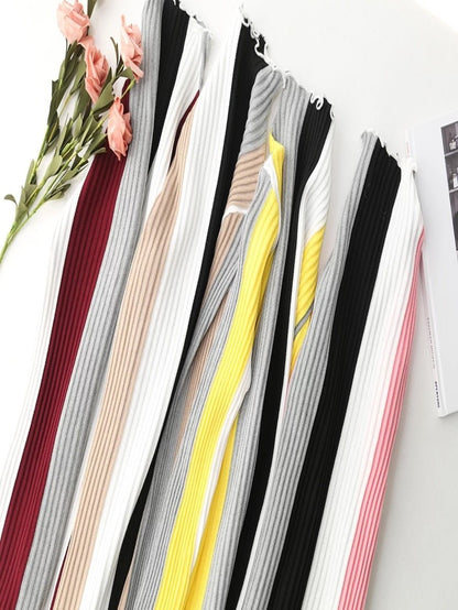 Color stripe sweater pullovers Periwinkley Shop