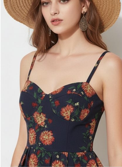 Floral Print Cami Sundress
