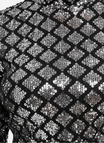 Allover Sequin Zip Back Jumpsuit