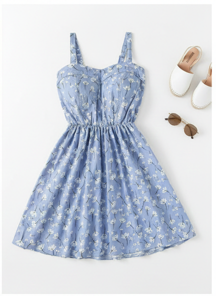 floral print cami dress